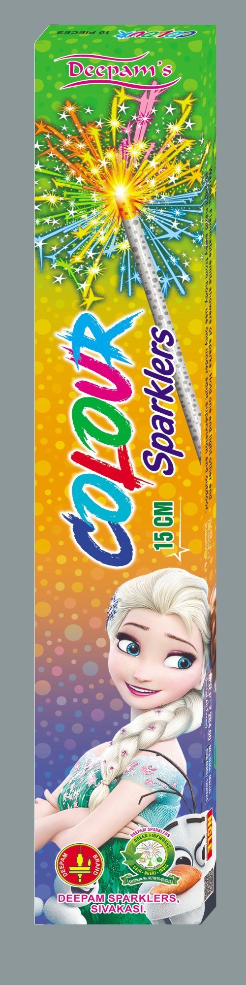 15CM COLOUR SPARKLERS
