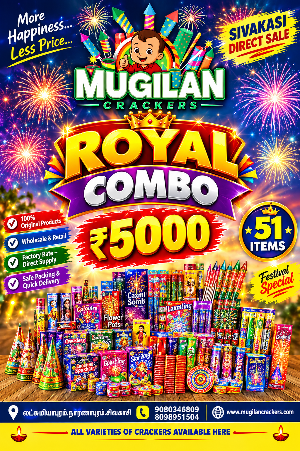 ROYAL COMBO PACK 51items